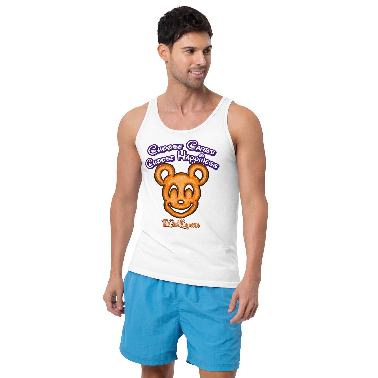 Mickey Pretzel Mens Tank Top