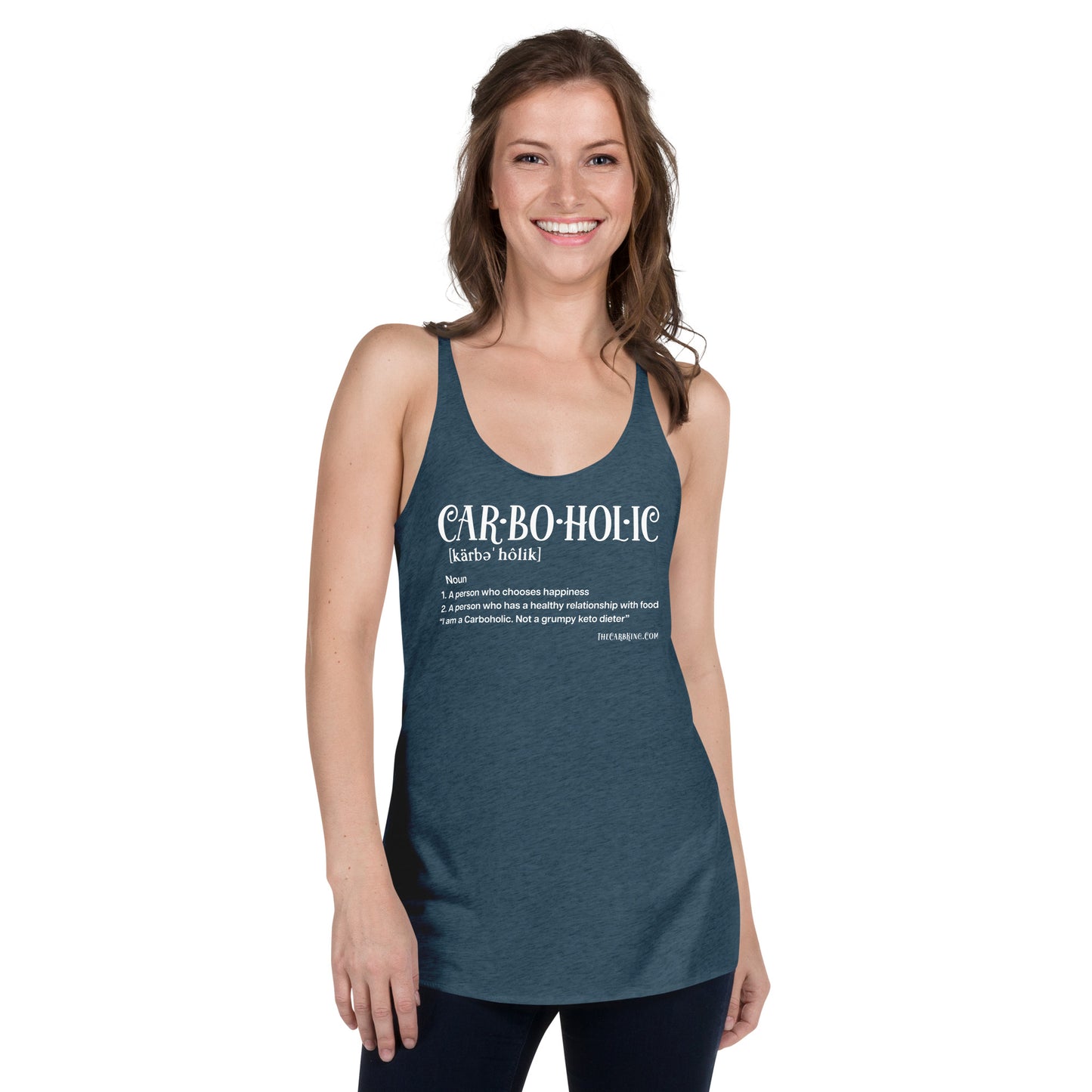 Carboholic Racerback Tank