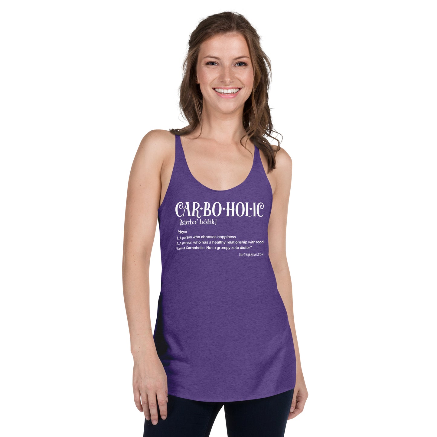 Carboholic Racerback Tank