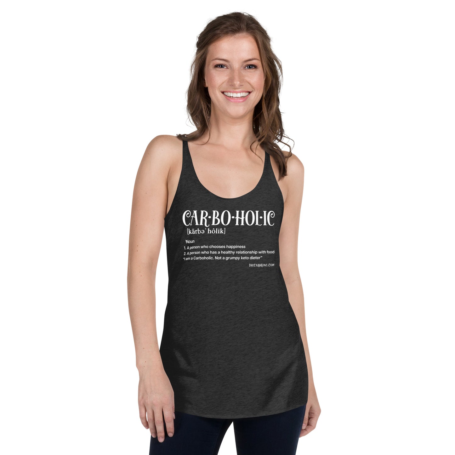 Carboholic Racerback Tank
