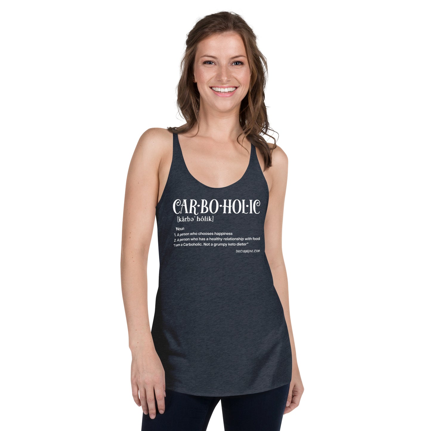 Carboholic Racerback Tank