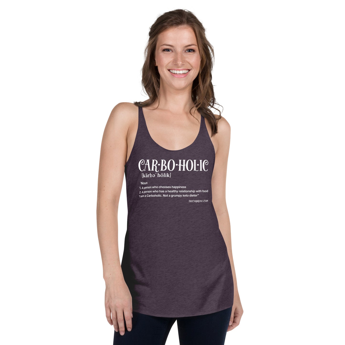 Carboholic Racerback Tank