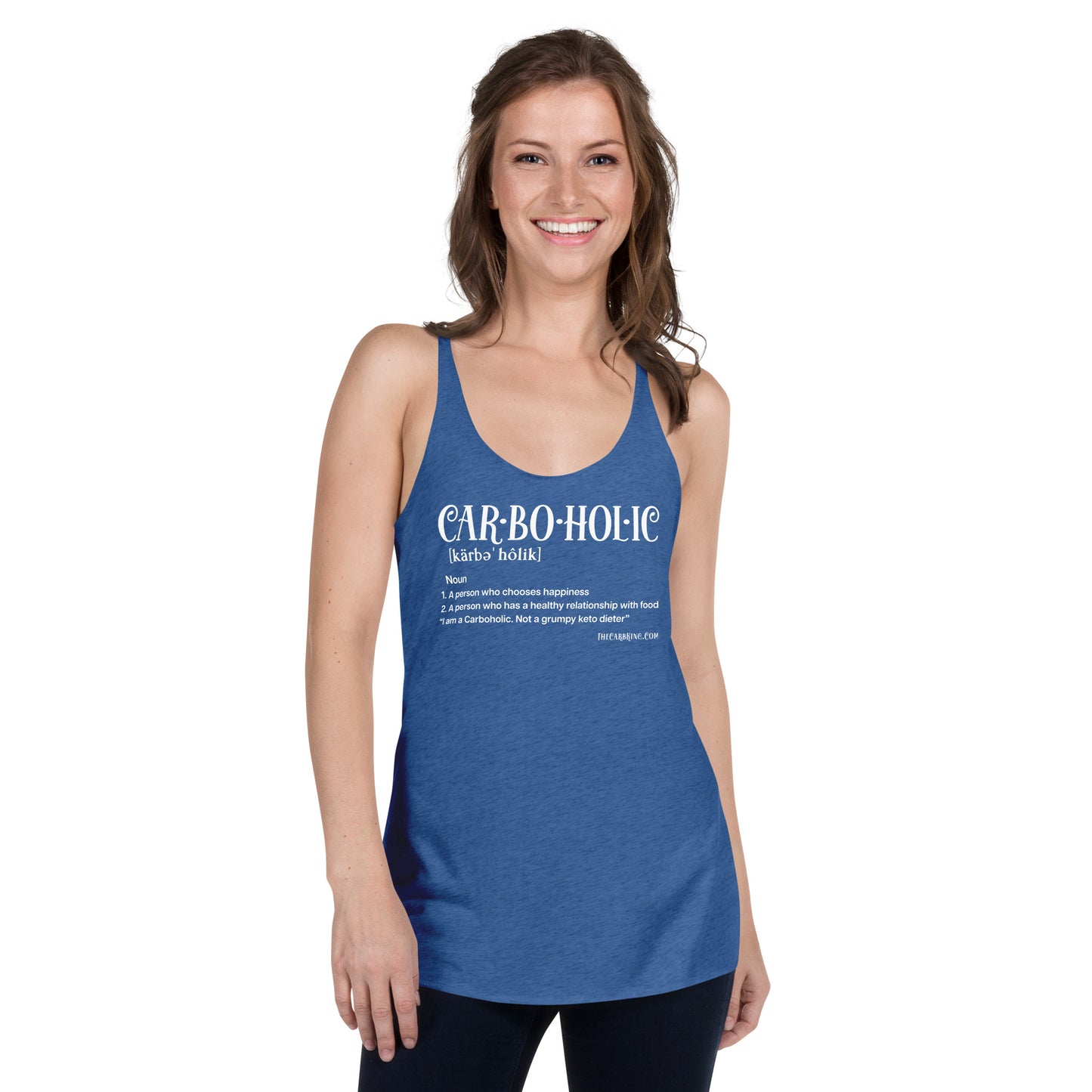 Carboholic Racerback Tank