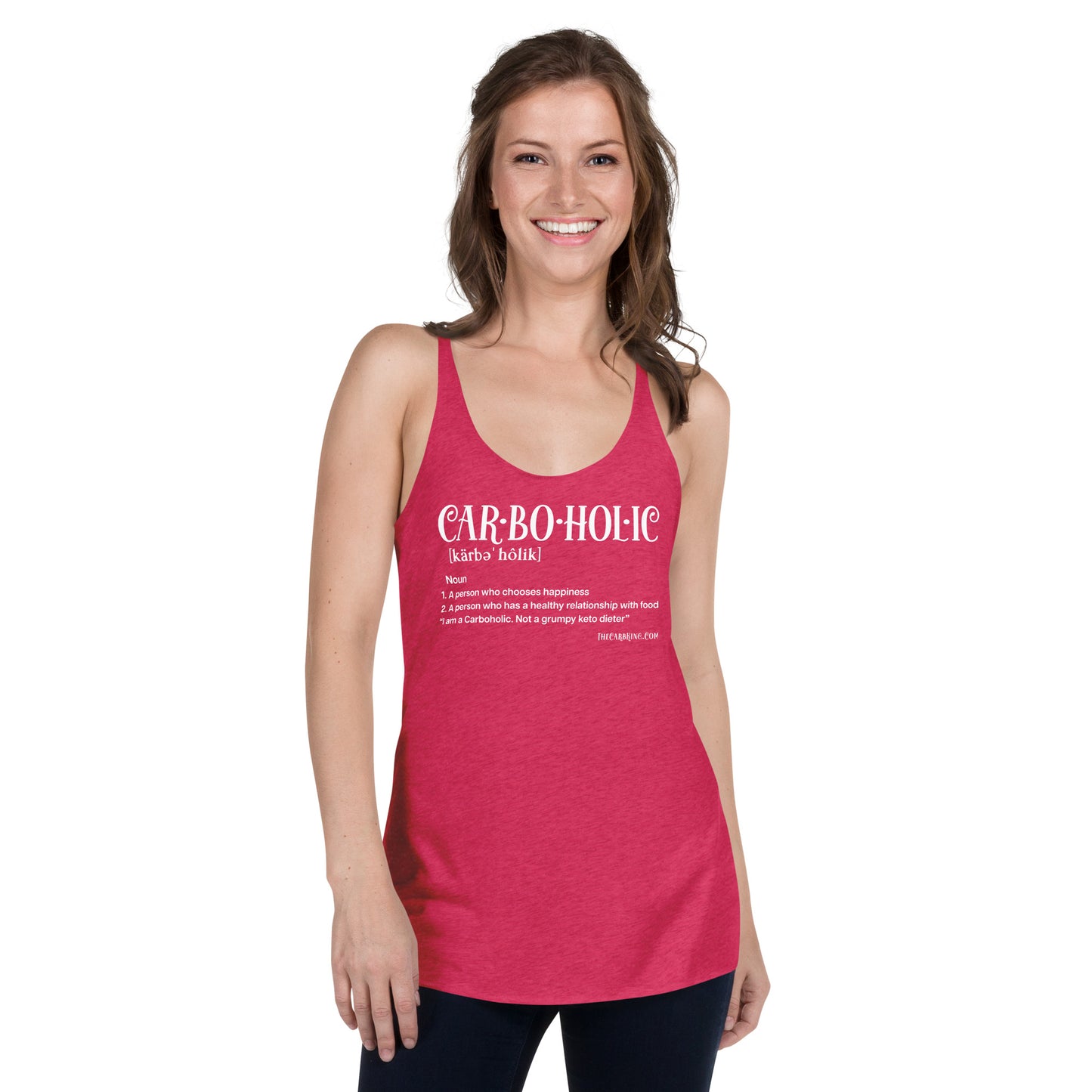 Carboholic Racerback Tank