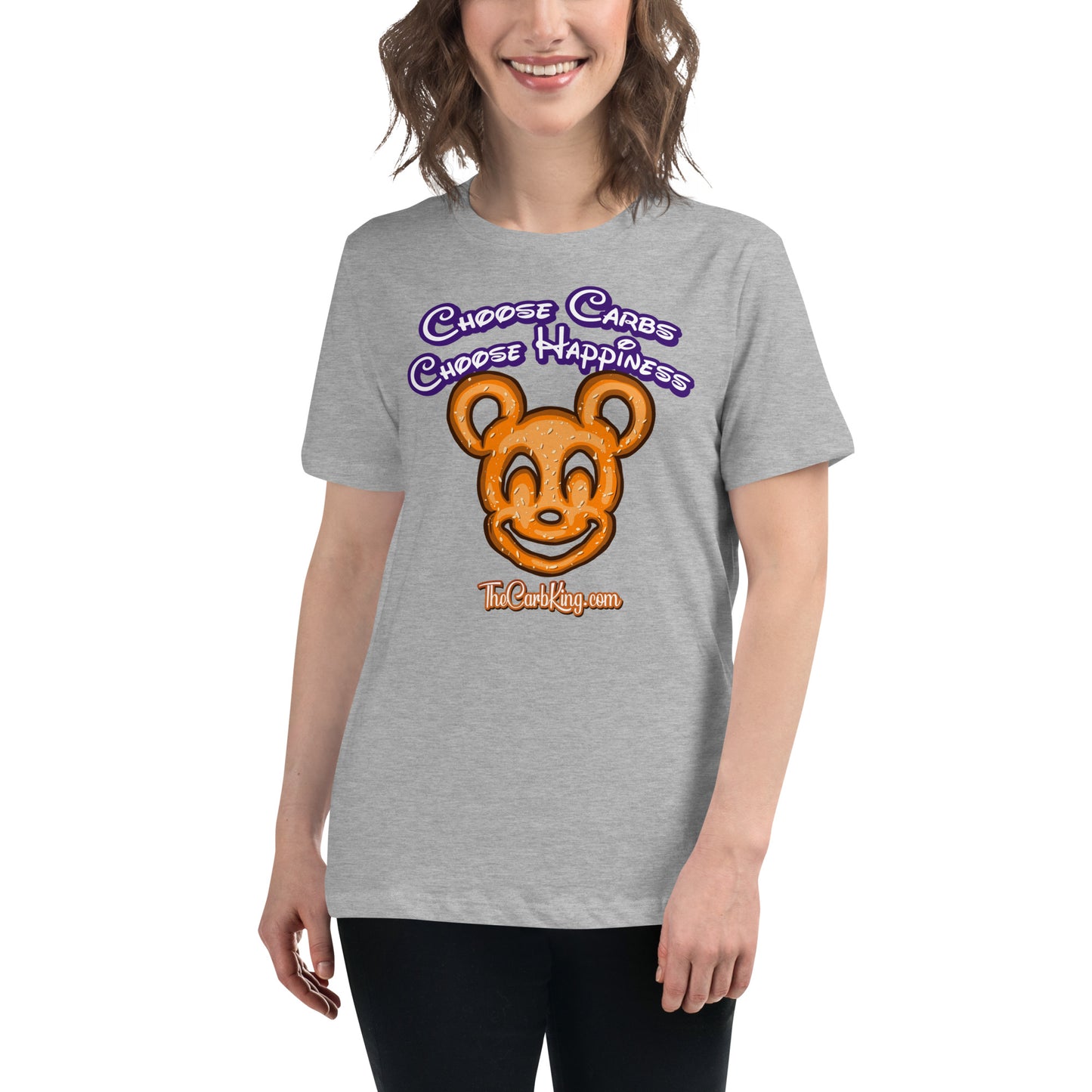Mickey Pretzel Women's Relaxed T-Shirt