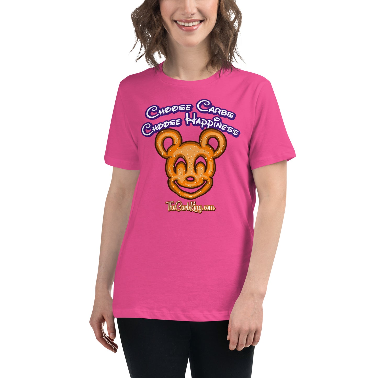 Mickey Pretzel Women's Relaxed T-Shirt