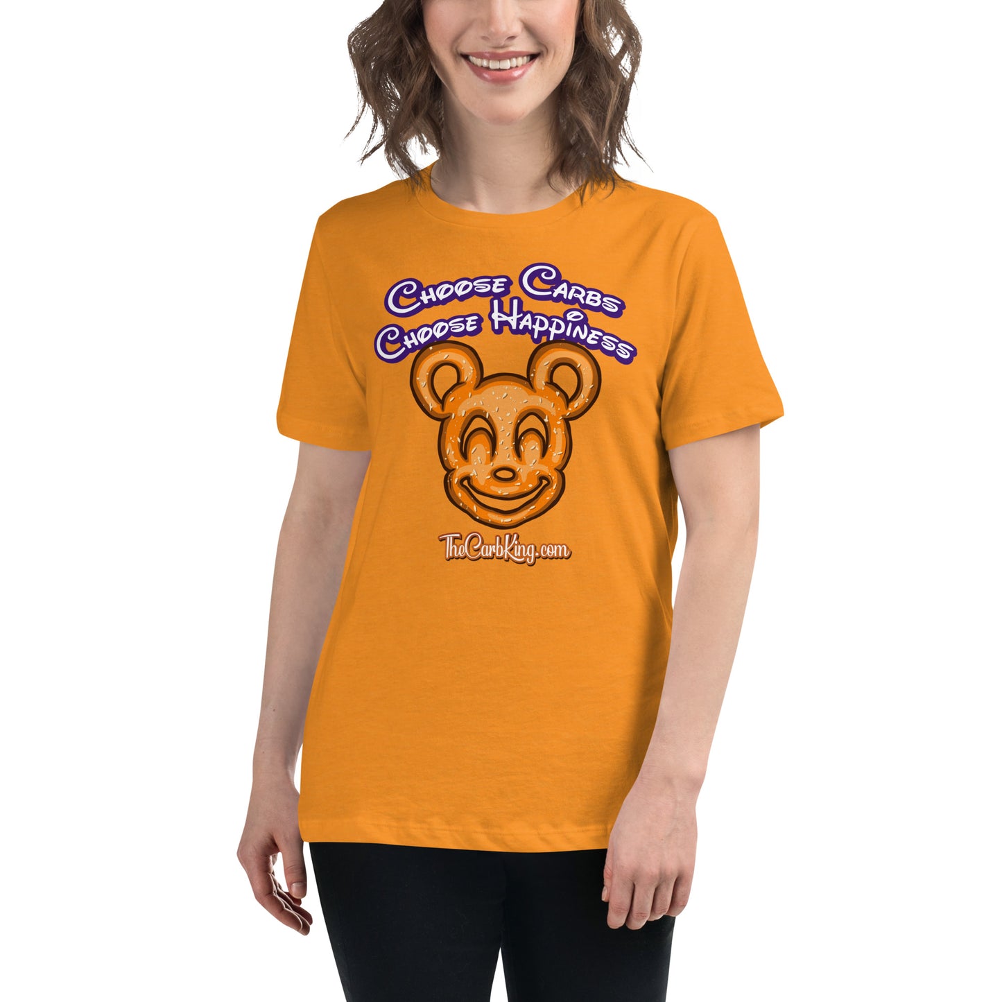 Mickey Pretzel Women's Relaxed T-Shirt
