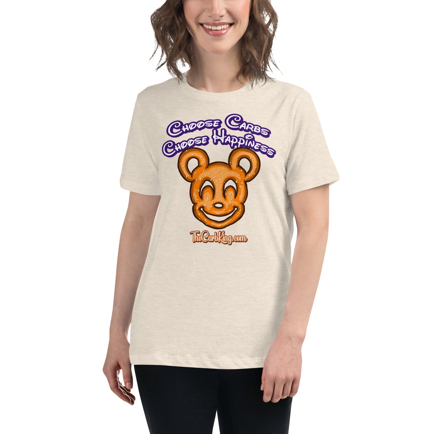 Mickey Pretzel Women's Relaxed T-Shirt