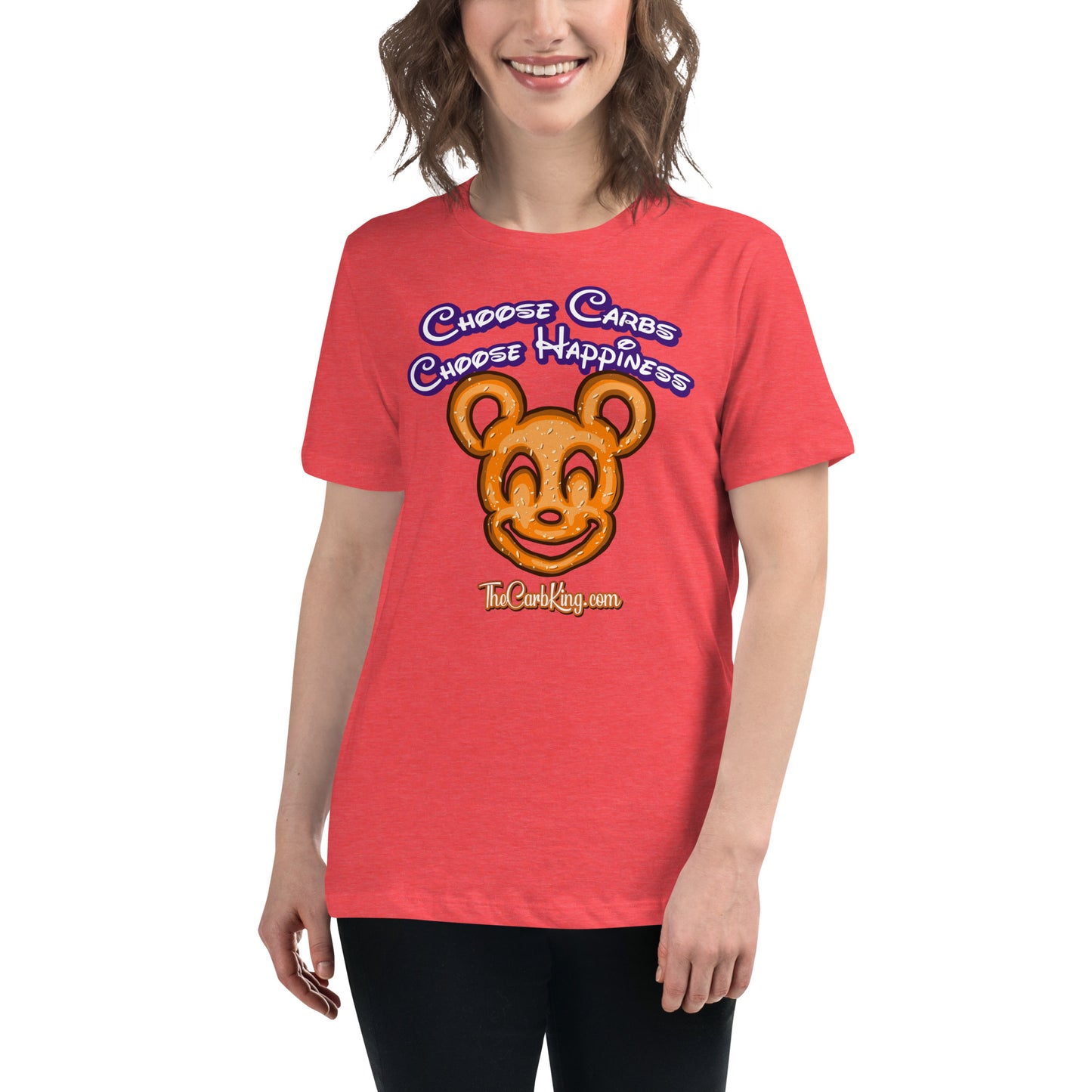 Mickey Pretzel Women's Relaxed T-Shirt