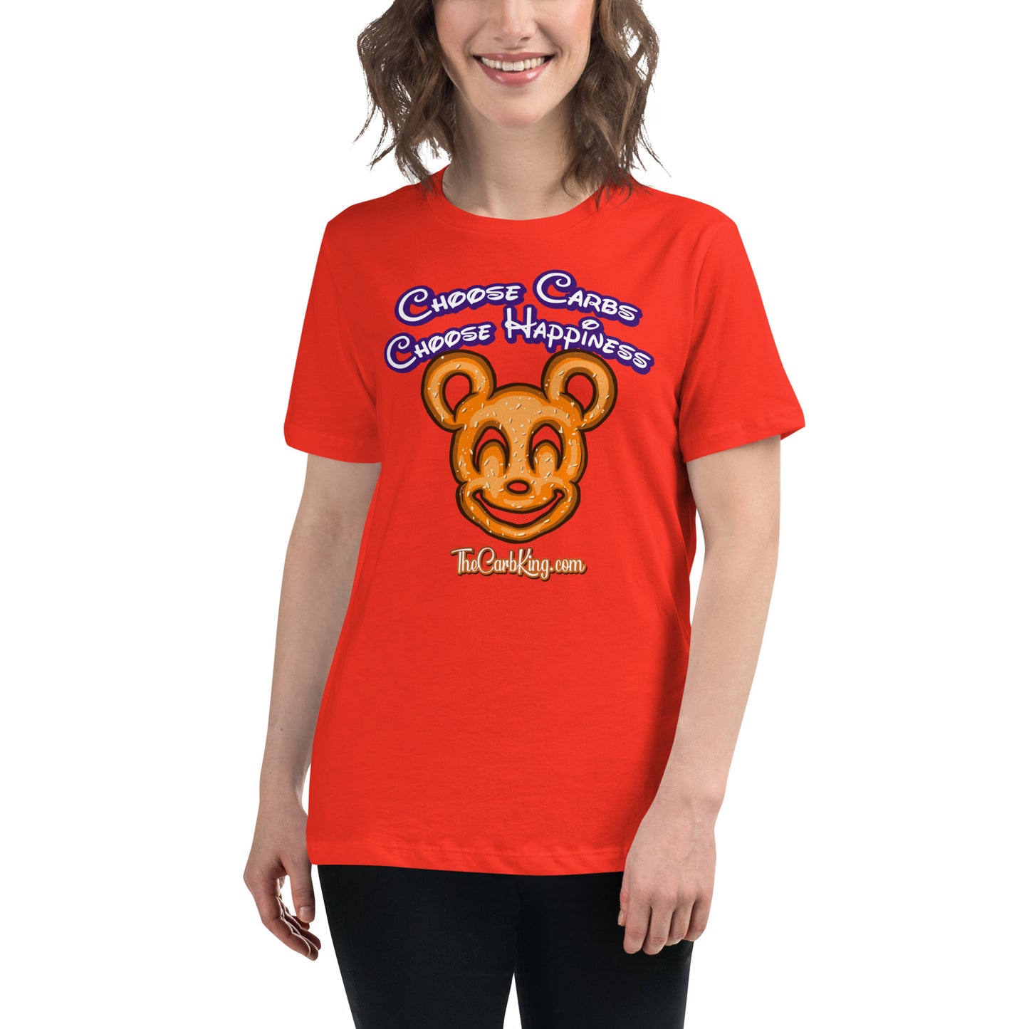 Mickey Pretzel Women's Relaxed T-Shirt