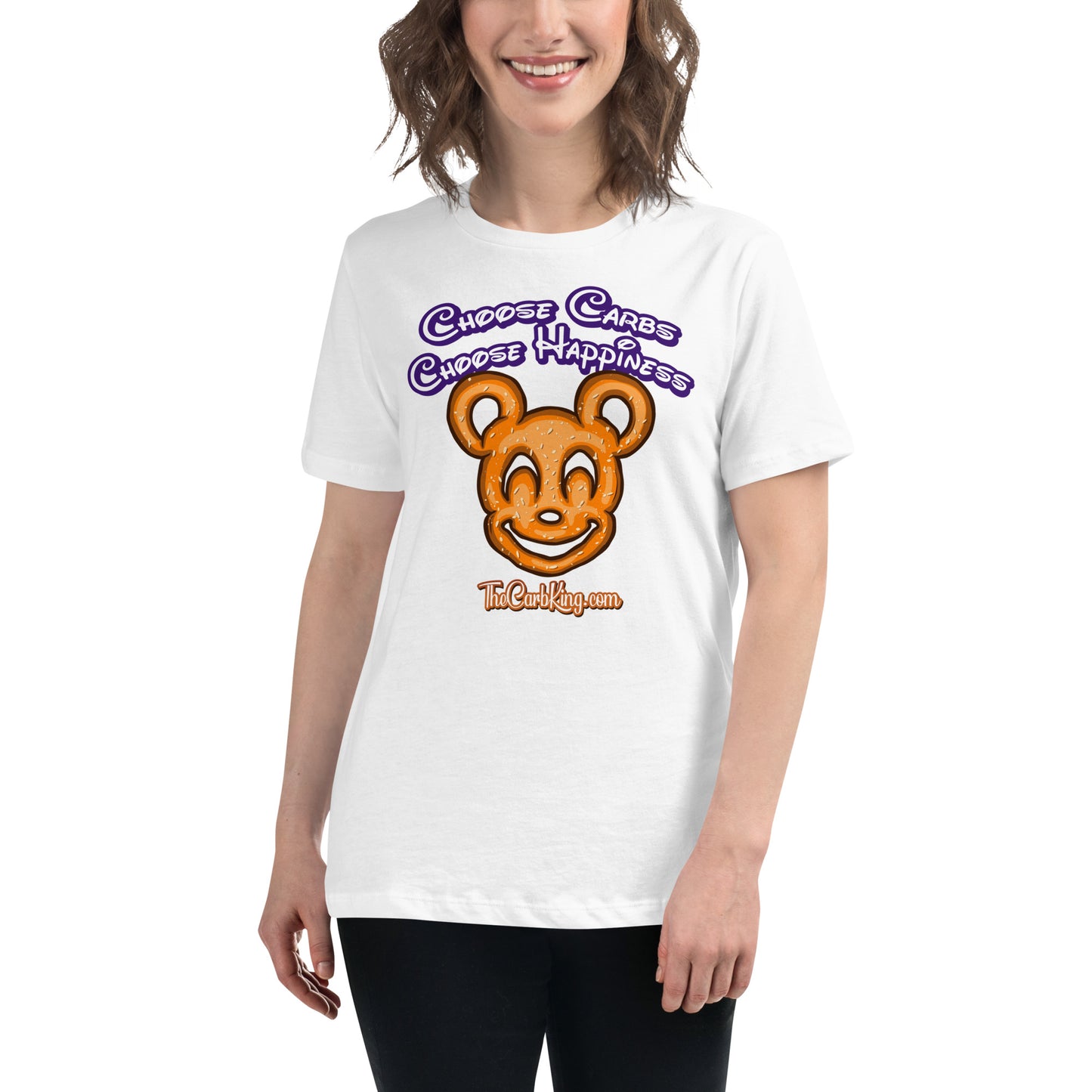 Mickey Pretzel Women's Relaxed T-Shirt