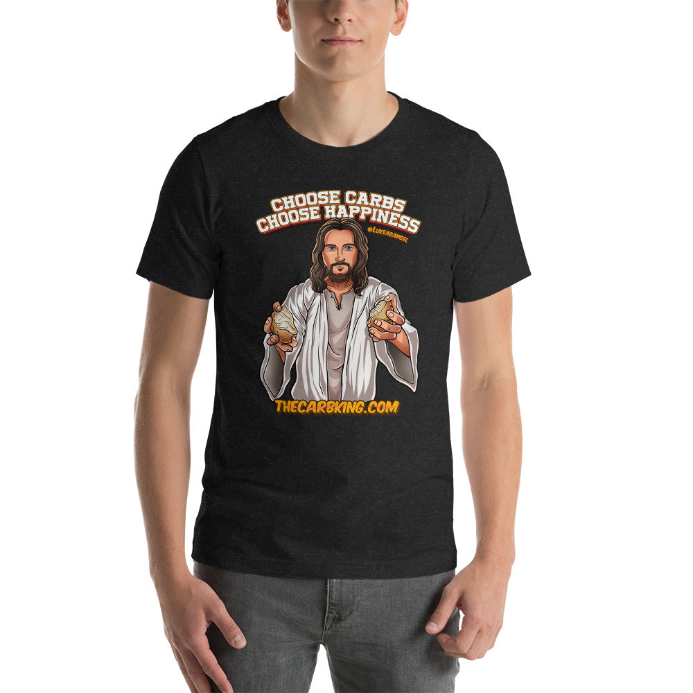 Unisex Jesus loves carbs shirt