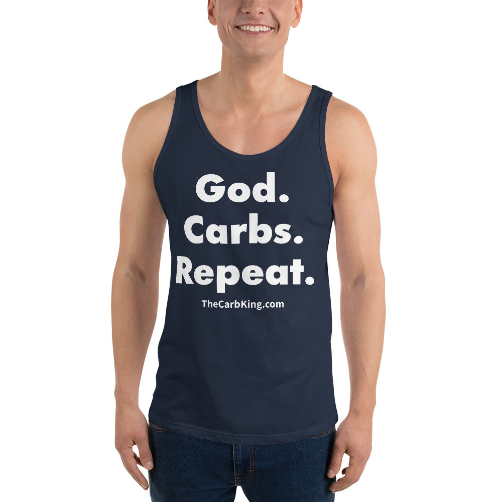 God, Carbs, Repeat Tank Top