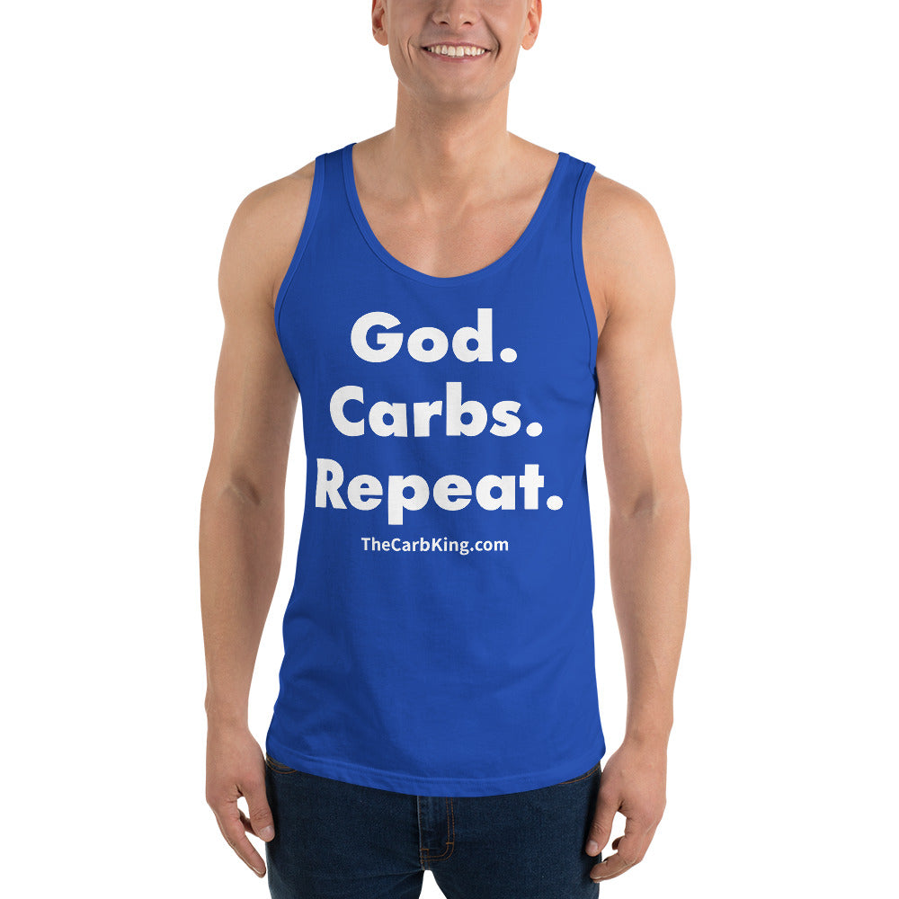 God, Carbs, Repeat Tank Top