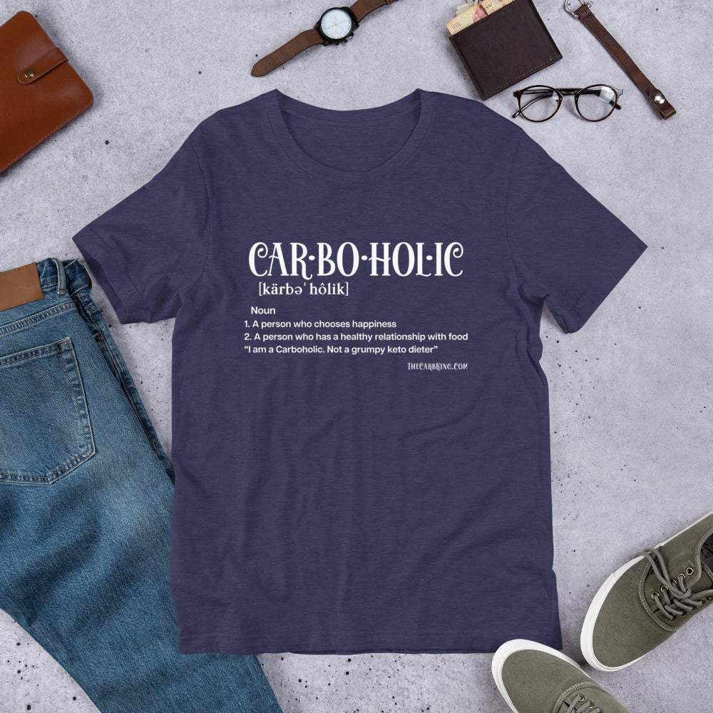 Carboholic Unisex t-shirt