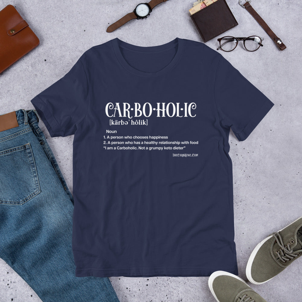 Carboholic Unisex t-shirt