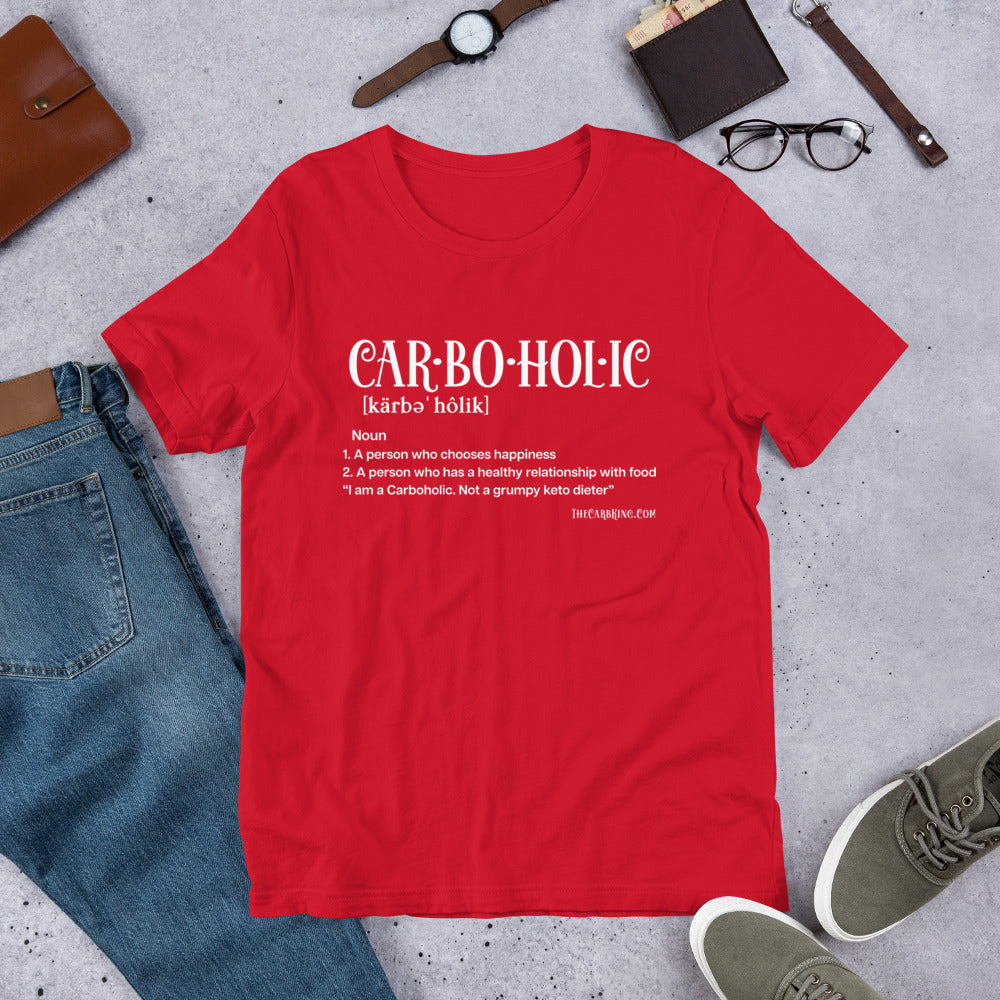 Carboholic Unisex t-shirt