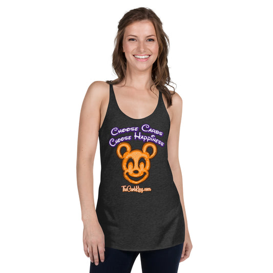 Mickey Pretzel Women's Racerback Tank